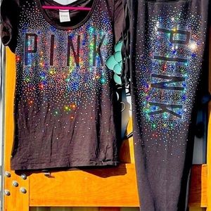 VSPINK bling rare outfit